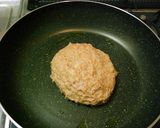 A picture of step 5 of Our Family's Sandal-Shaped Hamburger Patties.