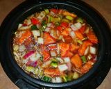 A picture of step 4 of Mike's Green Chili Pork Burritos.
