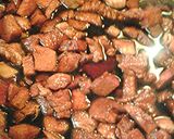 A picture of step 4 of Chinese style roasted pork when you can't grill it out.