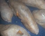 A picture of step 1 of Momma B's Sweet Potato Casserole.