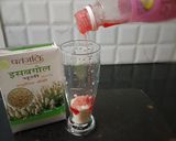 A picture of step 1 of Isabgol Rosy milk.