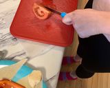 A picture of step 5 of Veggie wraps.