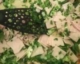 Sonkás-spenótos-krumplis tojáslepény recept fázis 5 fotója