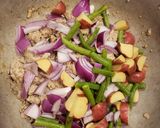A picture of step 2 of Chicken picada.