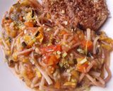 Foto del paso 7 de la receta: Guiso de calabacines con fideos