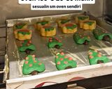 Foto langkah ke 9 dari resep Xmas Tree Butter Cookies 🎄.