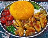 عکس مرحله 4 از دستور مرغ زعفرانی