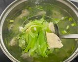 Hình bước làm 2 của món Canh bí xanh nấu cá thác lác nạo