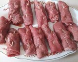 Foto del paso 4 de la receta: Rollitos de ternera rellenos