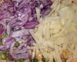 A picture of step 2 of Chatpatay Pakoray.