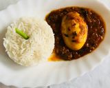 A picture of step 4 of Egg Curry.