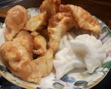 Foto langkah ke 1 dari resep 481. Fried Mandu/Gyoza Sweet & Sour Sauce.