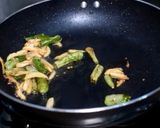 A picture of step 7 of Leftovers singaporian egg fried rice.