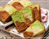 Foto langkah ke 10 dari resep Chiffon Cake 3 Rasa ( Vanilla Choco Pandan menul2+Step by step.