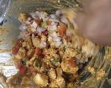 A picture of step 5 of Paneer tikka sandwich.