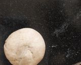 A picture of step 1 of Achari Parantha.