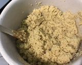 Une image de l'étape 4 de Semoule aux petits pois et bouillon de gambas.