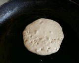 A picture of step 7 of Vickys Cinnamon Roll Pancakes, GF DF EF SF NF.