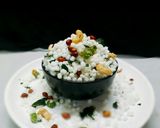 A picture of step 13 of Sabudana chivda /sago chivda.