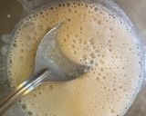 A picture of step 2 of Gondhoraj Dim / Eggs with Kafir Lime.