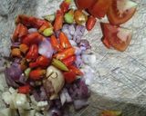 Foto langkah ke 2 dari resep 18. Ikan Asin Masak Asam Pedas.