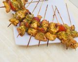 A picture of step 8 of Lemon shish tawook.