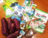 Hình bước làm 1 của món Chè khoai dẻo