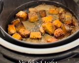 A picture of step 1 of Sticky Miso Honey Crispy Tofu 🍯.