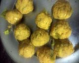 A picture of step 2 of Capsicum cutlets.