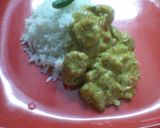 A picture of step 2 of Poppy prawn malai curry.