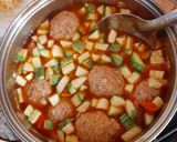 Foto del paso 2 de la receta: Albóndigas con caldillo y fideos