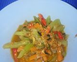 Foto langkah ke 3 dari resep Tumis labu siam, wortel udang rebon.