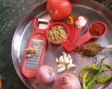 A picture of step 1 of Kathal (fanas) ki sabji.