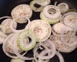 A picture of step 1 of Easy Gratin with New Onions and Marscapone Cheese.