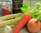 A picture of step 1 of Meat Sauce Spaghetti.