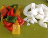 A picture of step 1 of Stirred Veggies.