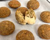 A picture of step 20 of Protein Power Chickpea Appes with Coconut Peanut Chutney (Kala chana breakfast).