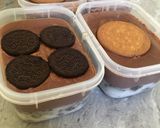 Foto langkah ke 3 dari resep Puding coklat oreo simple.
