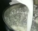 A picture of step 2 of Eggless Custard cake.