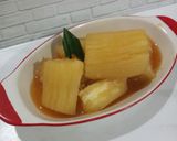 Foto langkah ke 4 dari resep Singkong Rebus Gula Merah.