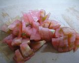 A picture of step 3 of Italian-Style Eggplant and Tomatoes in 5 Minutes in the Microwave.