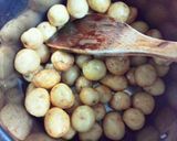 A picture of step 2 of Cooked with a Pressure Cooker: Fresh Potatoes with Sweet Miso.