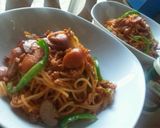 A picture of step 6 of Easy Nostalgic Kissaten Style Pasta Napolitan - For Bento Too.