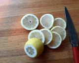 A picture of step 2 of Taisen's lemon pepper chicken.