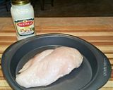 A picture of step 4 of Mike's 2 Way Baked 3 Minute Chicken.