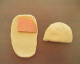 A picture of step 5 of Elephant-Shaped Ham and Cheese Rolls.