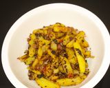 A picture of step 6 of Chilli Oil Potato 🥔.