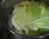 A picture of step 2 of Cabbage Rolls.