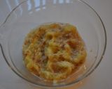 A picture of step 1 of Steamed Apple and Cream Cheese Pancakes.