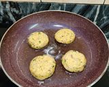 A picture of step 4 of PROTEIN SPROUT TIKKI...High Protein Pan Fried Starter for Parties...